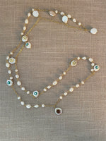 Load image into Gallery viewer, Sautoir perles d’eau douce Smiley
